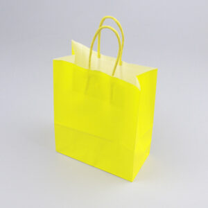Bolsa Kraft Amarillo 16x21x8