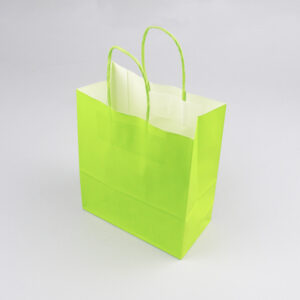 Bolsa Kraft Verde 16x21x8